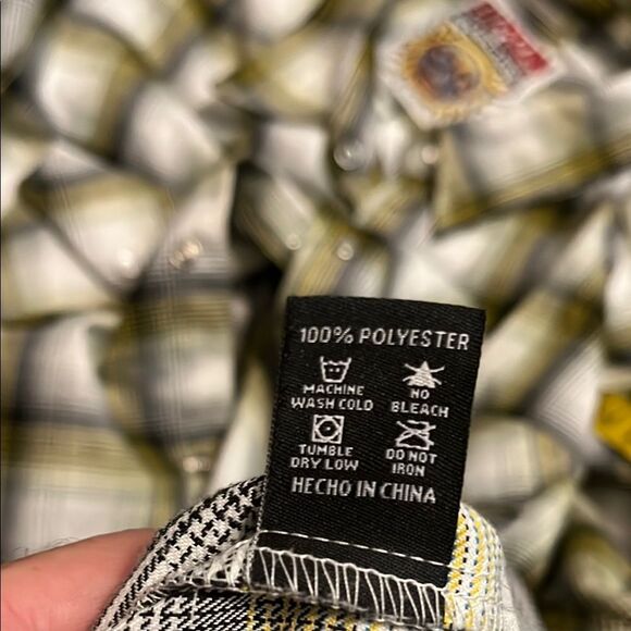 Dixxon Sublime 40Oz To Freedom Pearl Snap Multicolor Plaid Button Closure Shirt - Picture 14 of 14